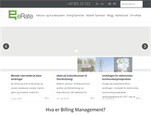 Tablet Screenshot of erate.no